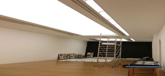 DIY stretch ceiling canvas fabric membrane allow sound