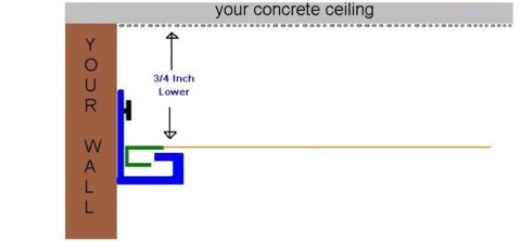 glossy reflective suspended ceiling per square foot