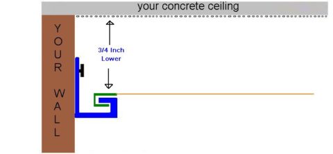 glossy reflective suspended ceiling training center